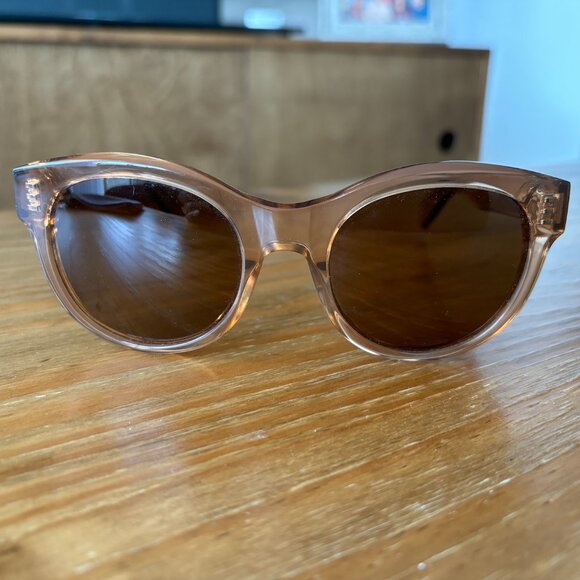 Anine Bing Brown Sunglasses with Leather Case - Picture 4 of 8